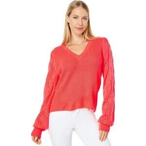 Lilly Pulitzer Luletta Sweater in Spicy Coral - Size: Small